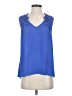 Crosby 100% Polyester Blue Sleeveless Blouse Size S - photo 1