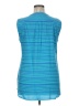 Attention 100% Rayon Blue Sleeveless Blouse Size XL - photo 2