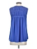Crosby 100% Polyester Blue Sleeveless Blouse Size S - photo 2