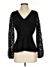MICHAEL Michael Kors Black Long Sleeve Blouse Size S - photo 1