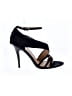 ABS 100% Leather Black Sandals Size 7 1/2 - photo 1