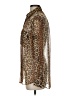 Equipment Animal Print Brown Long Sleeve Blouse Size XS - photo 5