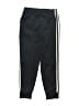 Adidas 100% Polyester Black Track Pants Size 6 - photo 2