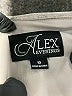 Alex Evenings 100% Polyester Metallic Floral Silver Cocktail Dress Size 10 - photo 7