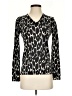 Unbranded 100% Merino Animal Print Black Wool Cardigan Size S - photo 1