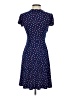 Leota Polka Dots Blue Casual Dress Size S (petite) - photo 2