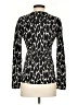 Unbranded 100% Merino Animal Print Black Wool Cardigan Size S - photo 2