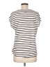 Bobeau Stripes Ivory Short Sleeve T-Shirt Size M - photo 2