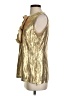 Tory Burch Metallic Gold Sleeveless Blouse Size 6 - photo 5