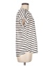Bobeau Stripes Ivory Short Sleeve T-Shirt Size M - photo 4
