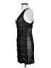 Express 100% Nylon Metallic Black Cocktail Dress Size S - photo 5