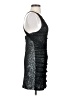Express 100% Nylon Metallic Black Cocktail Dress Size S - photo 4