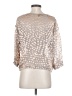 Club Monaco Silver 3/4 Sleeve Blouse Size XS - photo 2