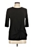 Topshop Black 3/4 Sleeve Top Size 6 - photo 1