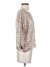 Club Monaco Silver 3/4 Sleeve Blouse Size XS - photo 4