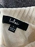 Lulus Ivory Turtleneck Sweater Size L - photo 7
