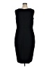 Marina Solid Black Cocktail Dress Size 16 - photo 2