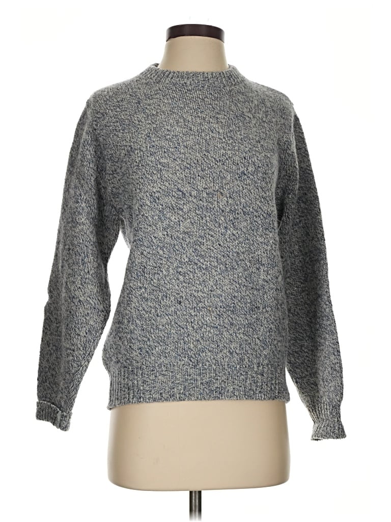 Pre-owned Lands' End Pullover Sweater In Gray