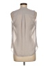 ASOS 100% Polyester Silver Sleeveless Blouse Size 6 - photo 2
