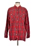 Eddie Bauer Plaid Red Long Sleeve Button-Down Shirt Size L - photo 1