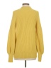 Ann Mashburn Solid Yellow Turtleneck Sweater Size XS - photo 2