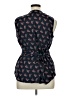 Attention 100% Polyester Blue Sleeveless Blouse Size XL - photo 2