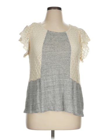 Bordeaux Short Sleeve Top (view 1)