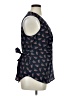 Attention 100% Polyester Blue Sleeveless Blouse Size XL - photo 4