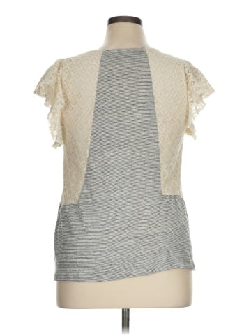 Bordeaux Short Sleeve Top (view 2)