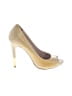 Pour La Victoire Color Block Ivory Yellow Heels Size 7 - photo 1