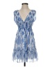 Saylor 100% Polyester Paisley Blue Cocktail Dress Size XS - photo 1