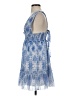 Saylor 100% Polyester Paisley Blue Cocktail Dress Size XS - photo 5