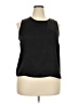Jaclyn Smith 100% Polyester Black Sleeveless Top Size XXL - photo 1