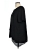 Zoa 100% Polyester Black Short Sleeve Blouse Size L - photo 5