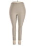 Elle Solid Tan Active Pants Size XL - photo 1