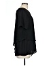Zoa 100% Polyester Black Short Sleeve Blouse Size L - photo 4