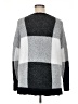 Elle Checkered-gingham Gray Pullover Sweater Size XL - photo 2