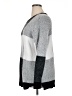 Elle Checkered-gingham Gray Pullover Sweater Size XL - photo 5