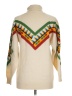 Mondi Argyle Ivory Pullover Sweater Size EU 38 / US 8 - photo 2