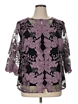 Alex Evenings 3/4 Sleeve Blouse