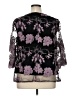 Alex Evenings 100% Polyester Purple 3/4 Sleeve Blouse Size 1X - photo 2