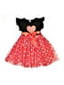 Unbranded 100% Polyester Hearts Red Dress Size 110 cm / US 5-6 - photo 1
