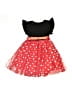 Unbranded 100% Polyester Hearts Red Dress Size 110 cm / US 5-6 - photo 2
