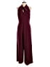 Julia Jordan Solid Burgundy Jumpsuit Size 8 - photo 1