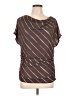 LTS Basics Brown Short Sleeve Top Size 12 - photo 1