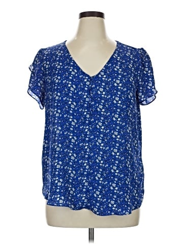 PREMISE Short Sleeve Blouse (view 1)
