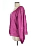 Willow & Root 100% Polyester Purple Pink Long Sleeve Blouse Size L - photo 5