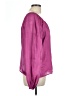 Willow & Root 100% Polyester Purple Pink Long Sleeve Blouse Size L - photo 4