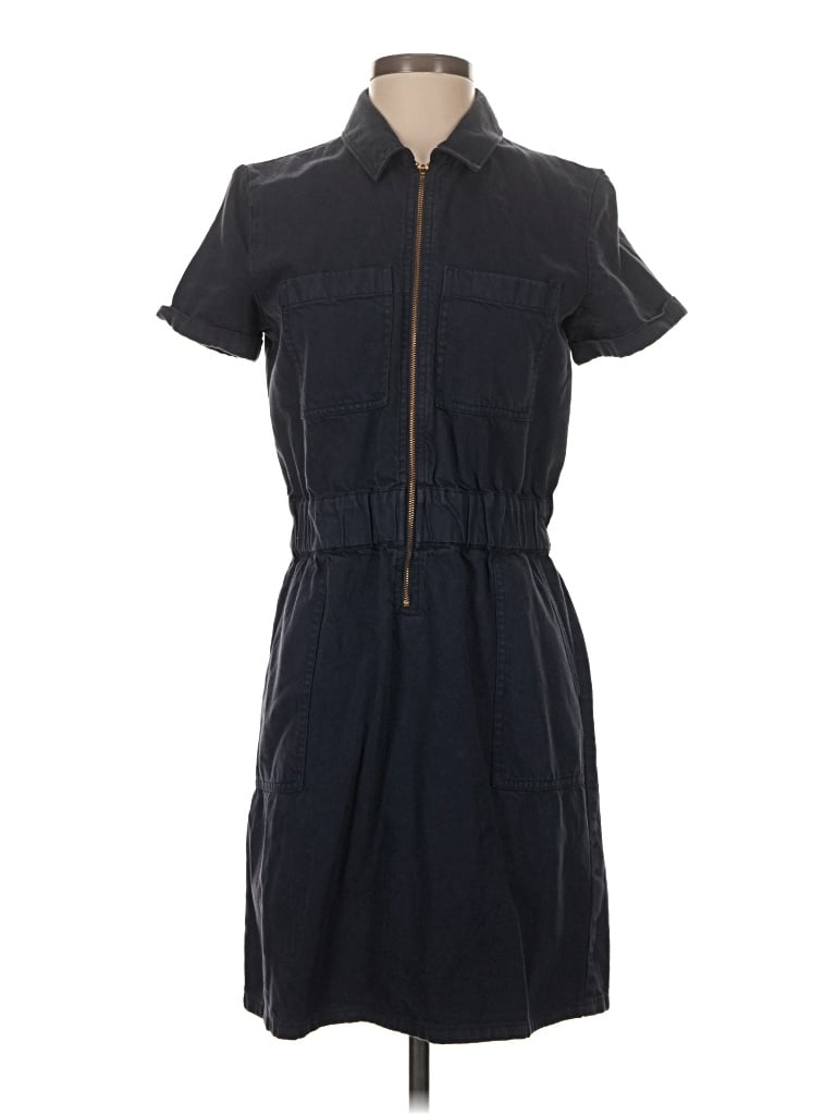 Pre-owned Jcrew Casual Dress In Black