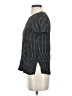 Cynthia Max 100% Rayon Stripes Black Short Sleeve Top Size S - photo 5